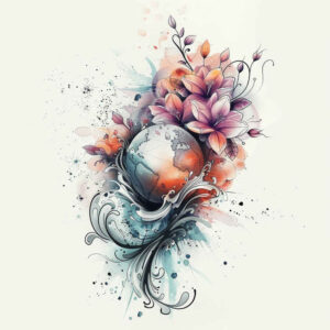 outer-space – tattoo design ideas free ai generated – realism-volume-effect – for-shin – Gallery: cosmos-inkby-ai