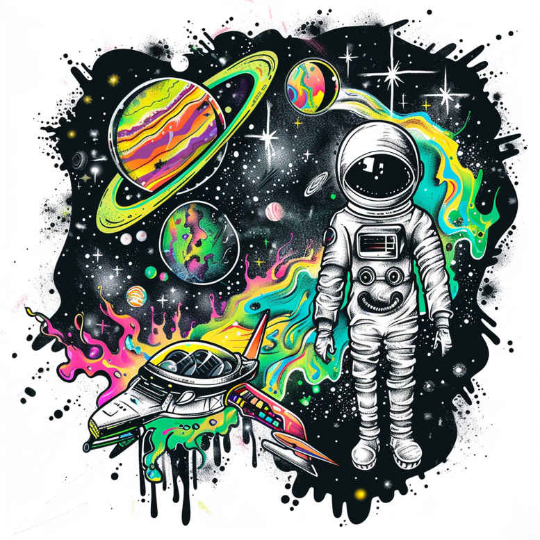 planetary-system – tattoo design ideas free ai generated – realism-balanced-light – for-back-shoulder – Gallery: cosmos-inkby-ai