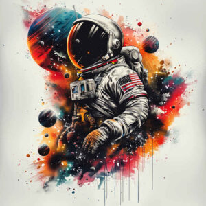 space-debris – tattoo design ideas free ai generated – neotraditional-classic-motifs – for-back – Gallery: cosmos-inkby-ai