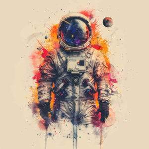 space-universe – tattoo design ideas free ai generated – surrealism-metamorphosis – for-scapula – Gallery: cosmos-inkby-ai