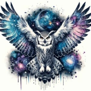 supernova-explosion – tattoo design ideas free ai generated – surrealism-blurred-edges – for-forearm – Gallery: cosmos-inkby-ai