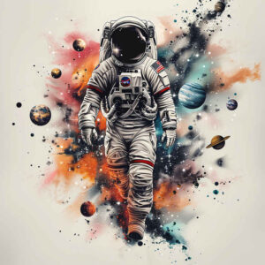 cosmos tattoo design ideas Surrealism dreamscape celestial bodies meaning perseverance
