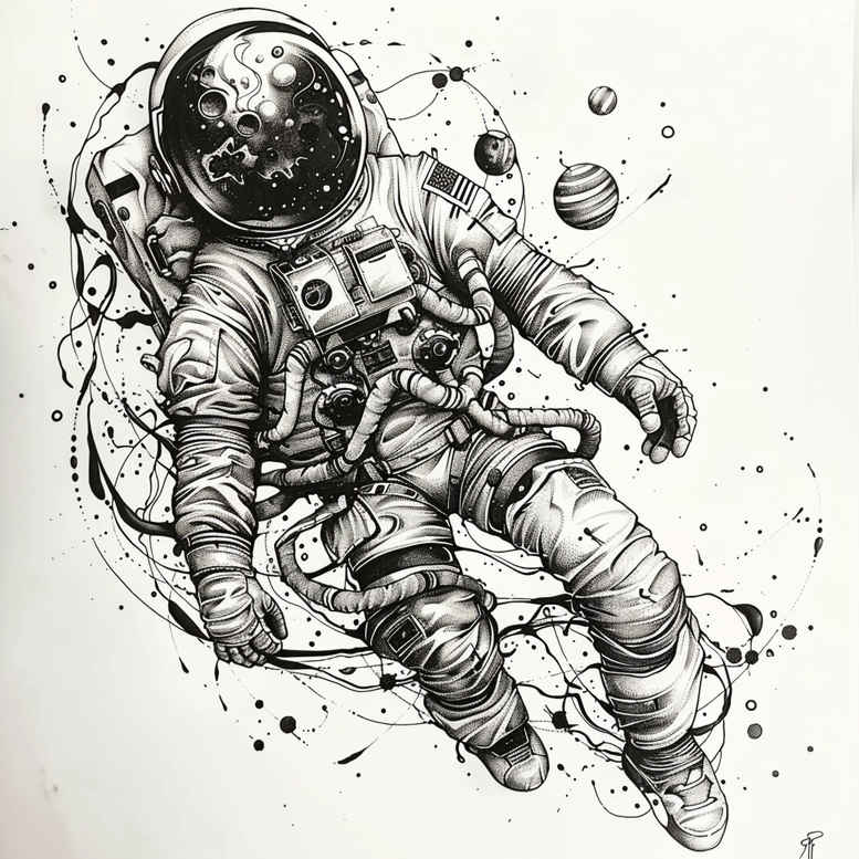 cosmos tattoo design ideas refined contrast celestial navigation for behind ear
