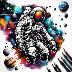 cosmos tattoo design ideas ambiguous space cosmic energy courage and power