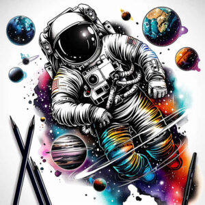 cosmos tattoo design ideas Realism emotional realism cosmic energy determination and power