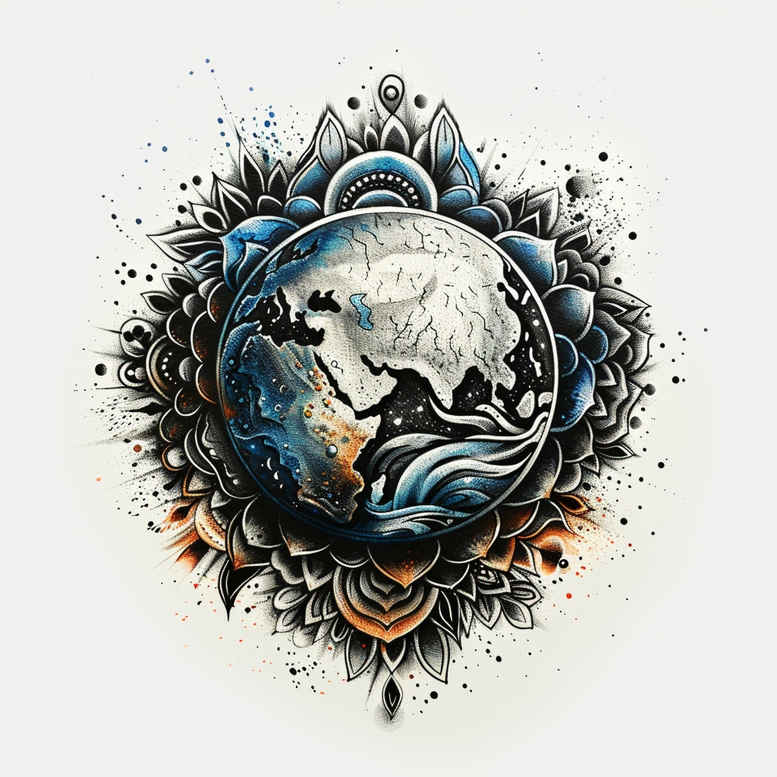cosmos tattoo design ideas smooth complexion cosmic harmony for hand