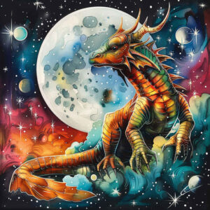 cosmos tattoo design ideas Surrealism imaginative cosmic motion for nape
