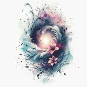 cosmos tattoo design ideas realistic texture dark matter shows determination