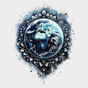 cosmos tattoo design ideas Surrealism hyperreal light years stands for determination