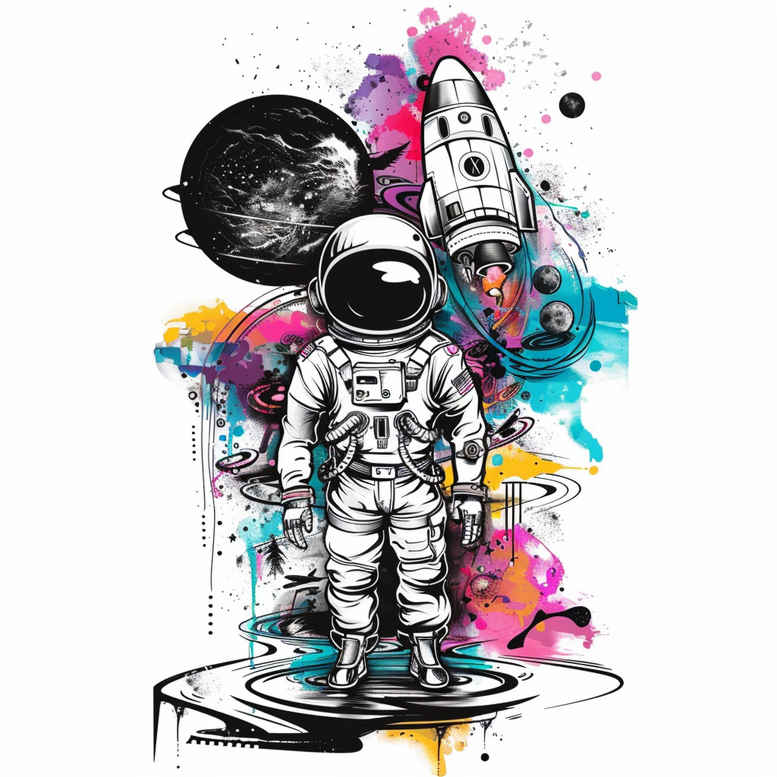cosmos tattoo design ideas accent shading nebulae embodying endurance