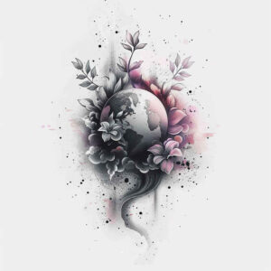 cosmos tattoo design ideas hyper-detailed stardust stands for endurance