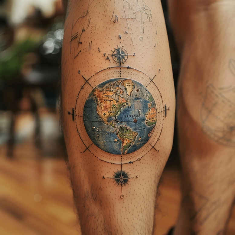 cosmos tattoo design ideas Surrealism mystical stellar clusters for side