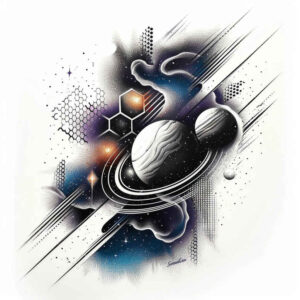universe-expanse – tattoo design ideas free ai generated – realism-seamless-blend – for-chest – Gallery: cosmos-inkby-ai