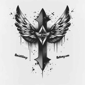 crosses tattoo design ideas fine-line detailed texture for shoulder