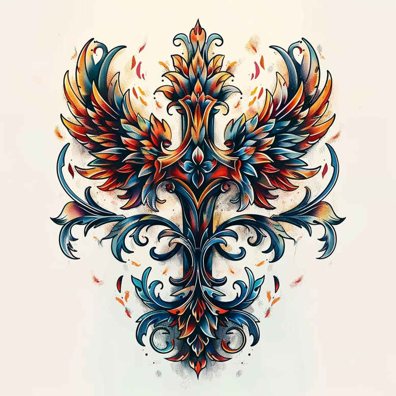 crosses tattoo design ideas Surrealism psychic energy medieval for lower arm