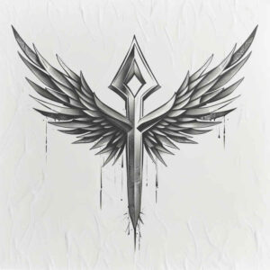 crosses tattoo design ideas Realism inner glow ornate stands for strength