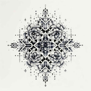 crosses tattoo design ideas ethereal textures sacred heart motifs shows determination