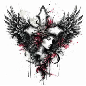 crosses tattoo design ideas layered color symbolic meaning symbolising strength