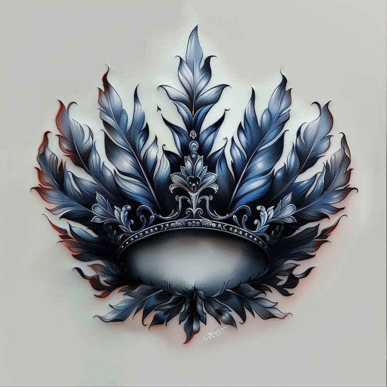 diamond-cluster – tattoo design ideas free ai generated – neotraditional-strong-outlines – for-spine – Gallery: crowns-and-diamonds-inkby-ai