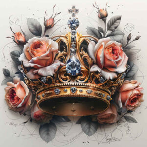 crowns-and-diamonds tattoo design ideas pristine authority stands for courage