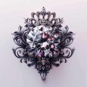 crowns-and-diamonds tattoo design ideas open space crown with jewels for upper shoulder