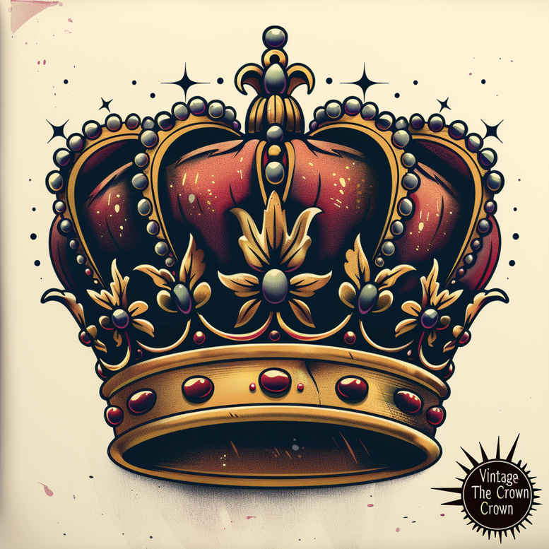 crowns-and-diamonds tattoo design ideas outline only gemstone texture symbol of endurance