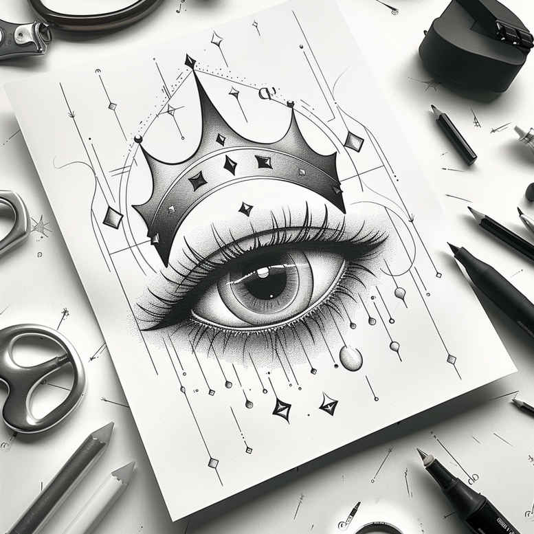 crowns-and-diamonds tattoo design ideas soft touch majestic for arm