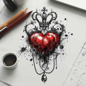 crowns-and-diamonds tattoo design ideas plain tattoo ornate for hand