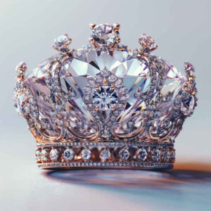 crowns-and-diamonds tattoo design ideas tiny detail precious symbolising courage