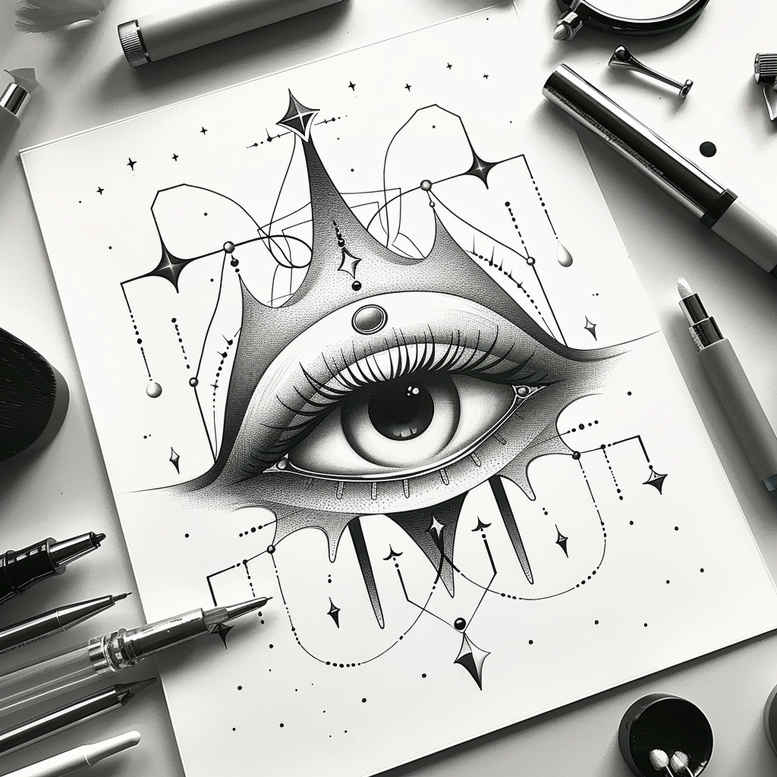 crowns-and-diamonds tattoo design ideas slender regal for neck