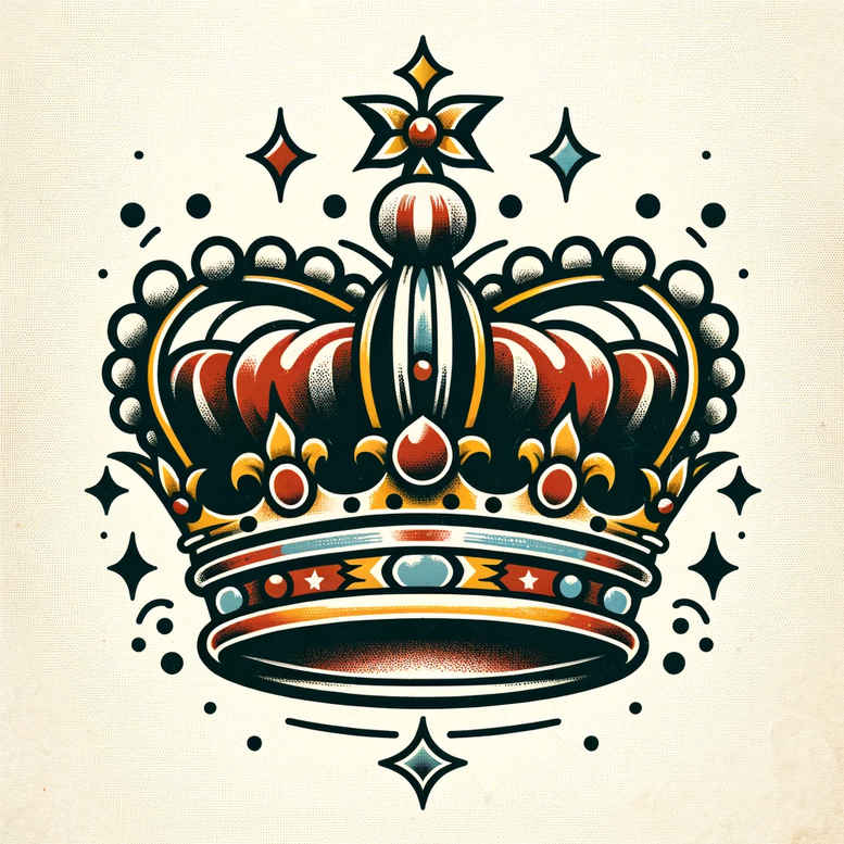crowns-and-diamonds tattoo design ideas point minimal royal emblem for collarbone