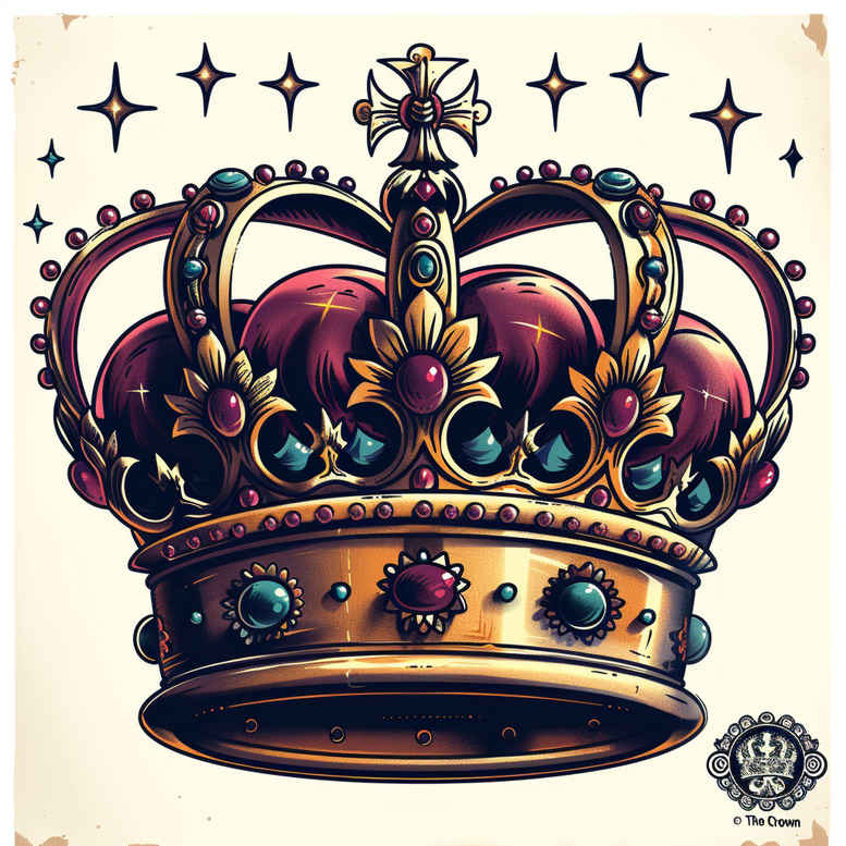 crowns-and-diamonds tattoo design ideas subtle motif royal stands for strength