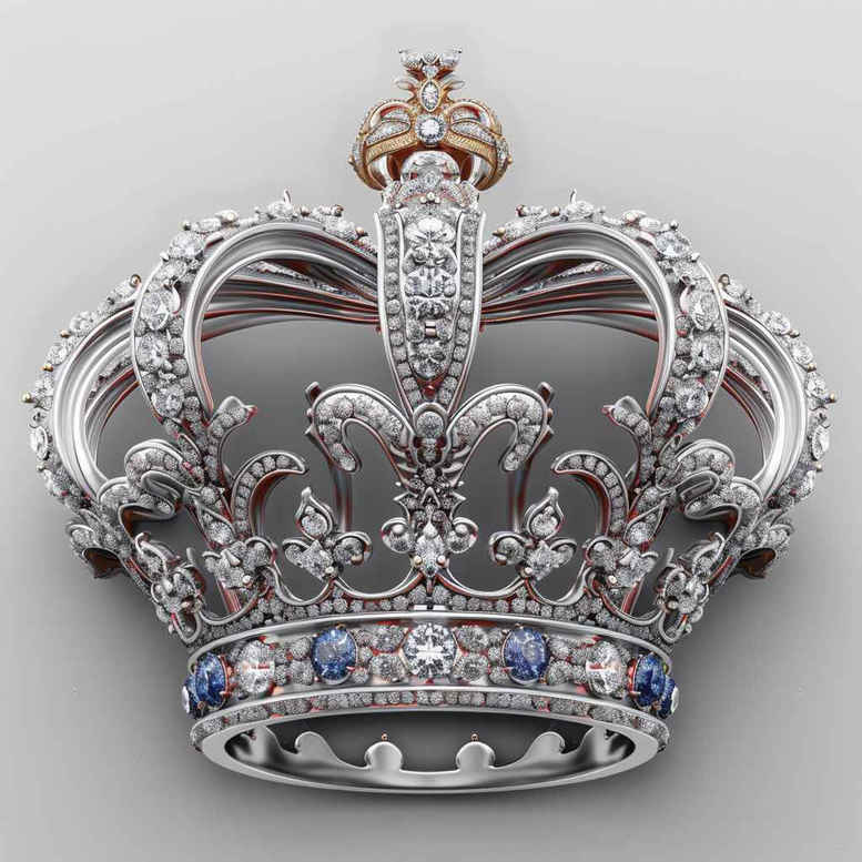 crowns-and-diamonds tattoo design ideas unadorned sparkling embodying endurance