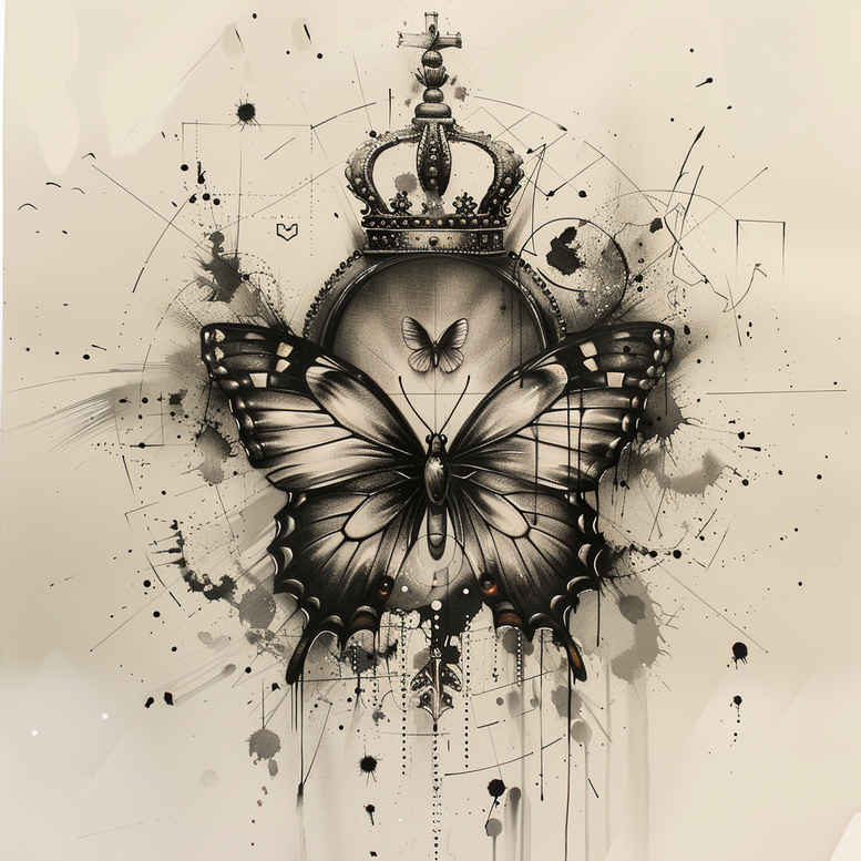 crowns-and-diamonds tattoo design ideas subtle symbolic meaning meaning perseverance