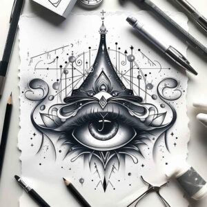 crowns-and-diamonds tattoo design ideas thin script wealth for ribs