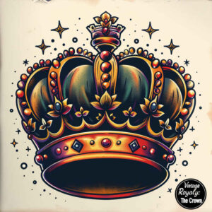 crowns-and-diamonds tattoo design ideas single dot wealth symbol of strength