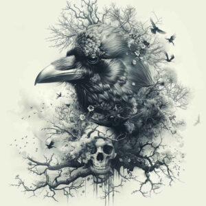 crow-wings-realism-tattoo-for-hand – tattoo design ideas free ai generated – Gallery: crows-and-ravens-inkby-ai