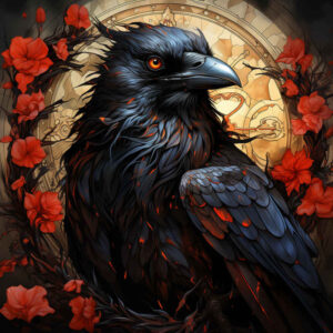 raven-messenger-realistic-movement-for-outer-arm – tattoo design ideas free ai generated – Gallery: crows-and-ravens-inkby-ai