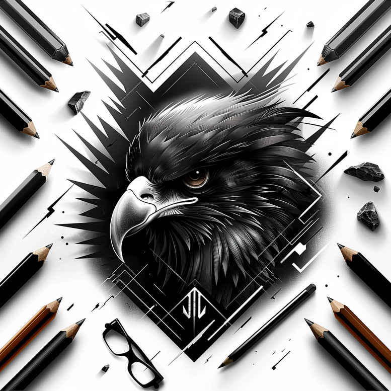 crows-and-ravens tattoo design ideas Realism photographic quality detailed wings perseverance and power