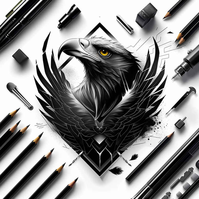 crows-and-ravens tattoo design ideas defined outlines free spirit for back shoulder