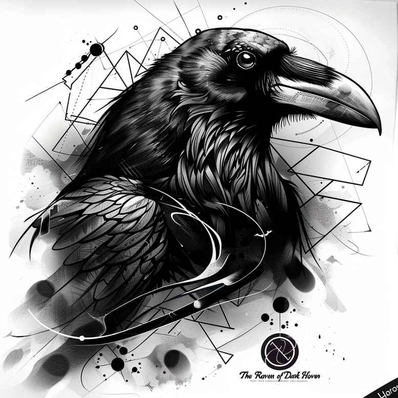 crows-and-ravens tattoo design ideas Realism soft contrast spiritual symbolism for hip