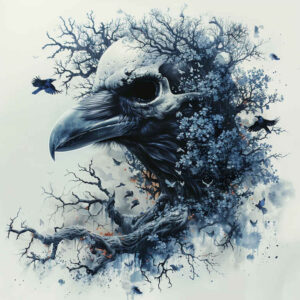 crows-and-ravens tattoo design ideas Surrealism dreamscape wild for hand
