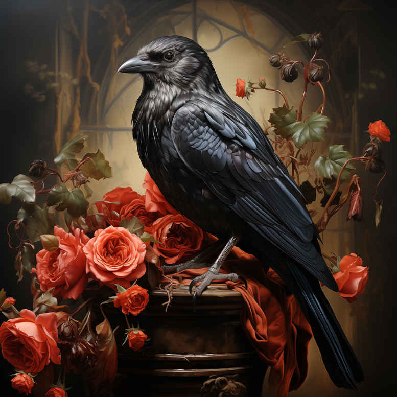 crows-and-ravens tattoo design ideas macro wise for forearm