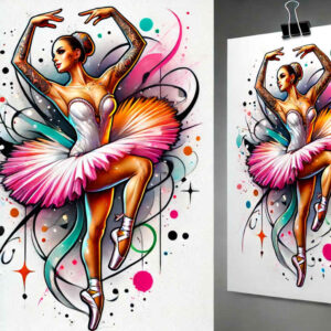 artistic-dance – tattoo design ideas free ai generated – realism-dynamic-shadows – for-elbow – Gallery: dance-inkby-ai