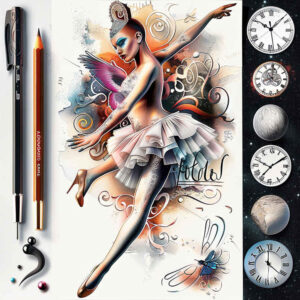 body-movement – tattoo design ideas free ai generated – realism-high-resolution-tattoo – for-hand – Gallery: dance-inkby-ai