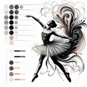 dance-figures – tattoo design ideas free ai generated – neotraditional-dynamic-composition – for-full-back – Gallery: dance-inkby-ai