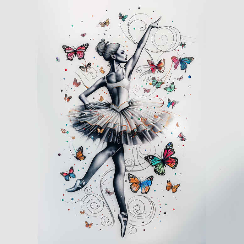 dance-form – tattoo design ideas free ai generated – surrealism-fantastical – for-hand – Gallery: dance-inkby-ai