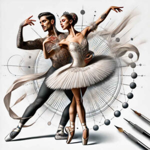 dance-freedom – tattoo design ideas free ai generated – neotraditional-vivid-gradients – for-full-back – Gallery: dance-inkby-ai