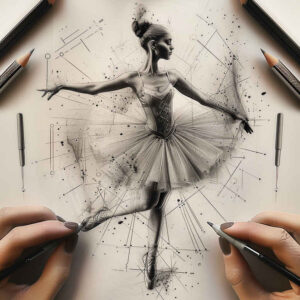 dance-harmony – tattoo design ideas free ai generated – realism-blended-gradients – for-side – Gallery: dance-inkby-ai