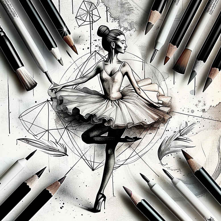 light-dance – tattoo design ideas free ai generated – neotraditional-classic-motifs – for-upper-chest – Gallery: dance-inkby-ai